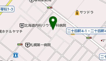 札幌はな発達クリニックの地図画像