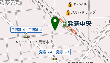 理容室オーズヘアーの地図画像