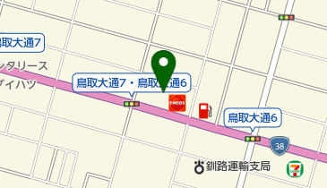 北海道エネルギー株式会社道東支店の地図画像