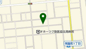 北見市役所 常盤地区住民センターの地図画像