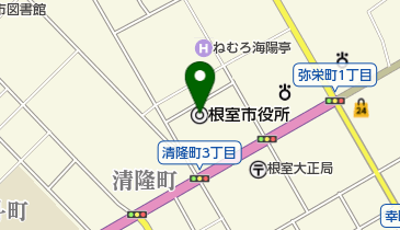 市役所食堂ミナトの地図画像