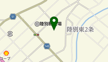ふれあいの湯の地図画像