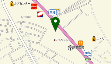 青森トヨペット株式会社 青森西店の地図画像