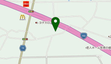 YKオート車販の地図画像