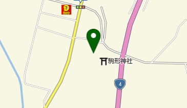 駒形神社の地図画像