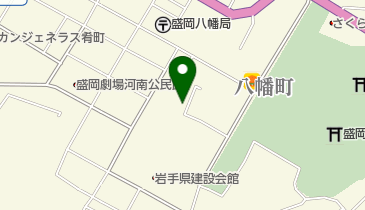 晴山龍一表具店の地図画像