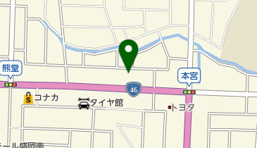 ガスト盛岡西バイパス店の地図画像