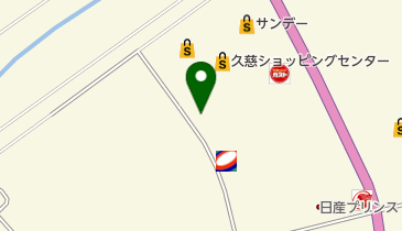 弐萬圓堂久慈店の地図画像