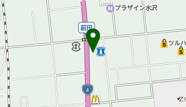 まるまつ水沢店の地図画像