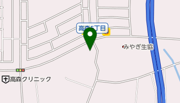 薬のカルテット高森薬局の地図画像