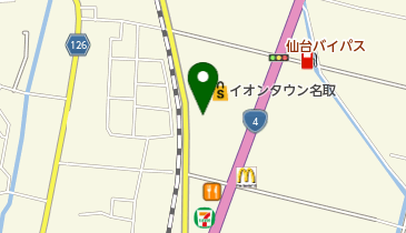 J-遊名取店の地図画像