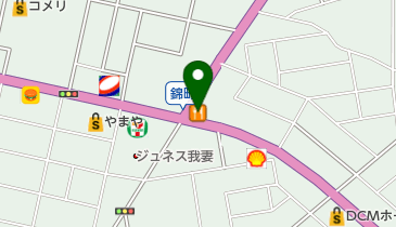 まるまつ角田店の地図画像