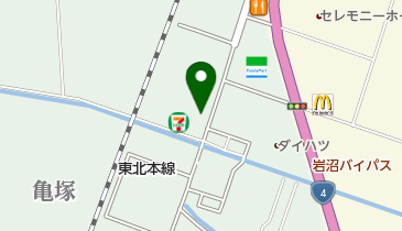 Cut1000岩沼店の地図画像