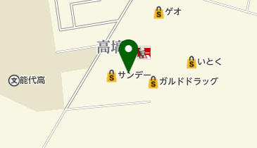 上州屋フィッシングジャンボ能代店の地図画像