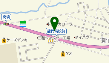 弐萬圓堂能代店の地図画像