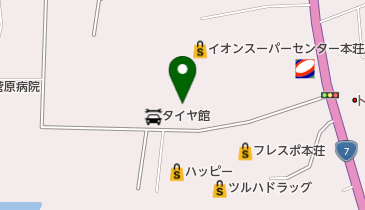 ベル・エポック本荘店の地図画像