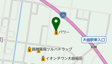 PetPark大曲店の地図画像