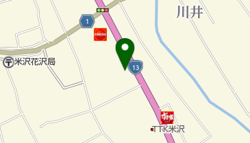 グリーンステーション米沢店の地図画像