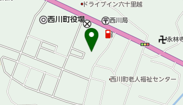 西川町土地改良区の地図画像