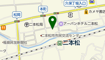 東日本学院二本松本部校の地図画像