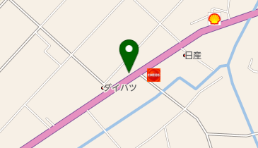 エースガレージの地図画像