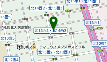 北海道大学 霜星寮 事務室の地図画像