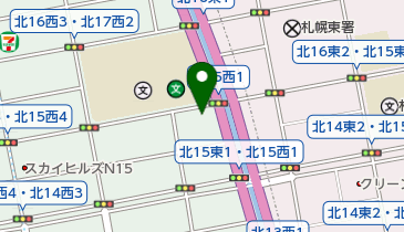 札幌大蔵学園 本部の地図画像