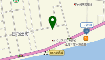 日乃出町会館の地図画像