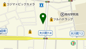 赤崎薬局 八幡通店の地図画像