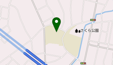 桜小学校放課後児童クラブの地図画像