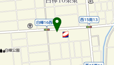 餃子屋北の匠の地図画像
