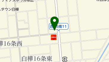STネットワーク白樺頒布会道東販社の地図画像