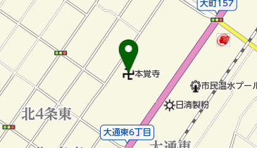 本覚寺の地図画像