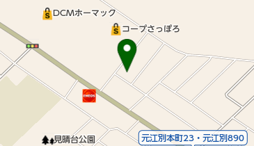 美容室優の地図画像