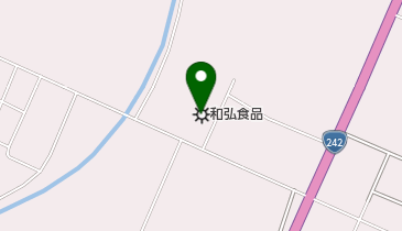 和弘食品株式会社中湧別工場の地図画像
