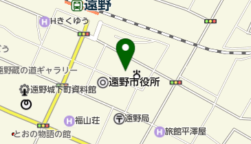 カットハウス・ロード遠野店の地図画像