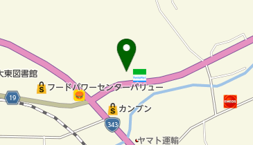 カットスペースDANの地図画像