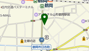 理容本間の地図画像