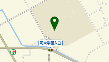 河東こどもクラブの地図画像