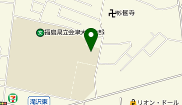 福島県会津児童相談所の地図画像