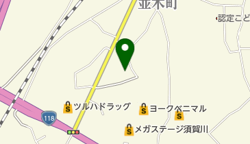 須賀川バプテスト教会の地図画像