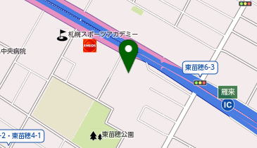 アウディ札幌東の地図画像
