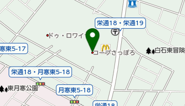 コープさっぽろ ルーシー文化教室の地図画像