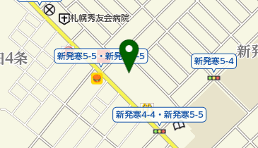 コープさっぽろ 新はっさむ店文化教室の地図画像