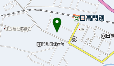 大沢理容院門別店の地図画像