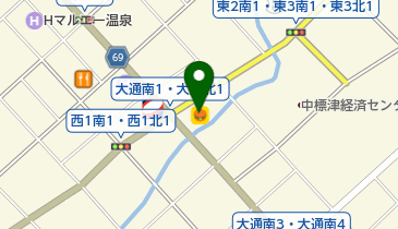 アパマンショップ中標津店の地図画像