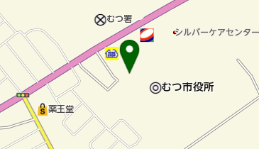 JA産直プラザむつ市役所庁舎内店の地図画像