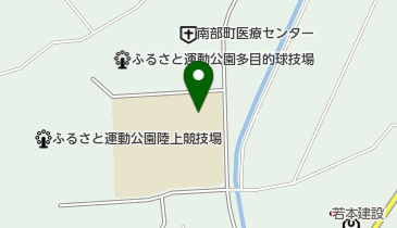 南部町役場 名川中学校図書室1階の地図画像