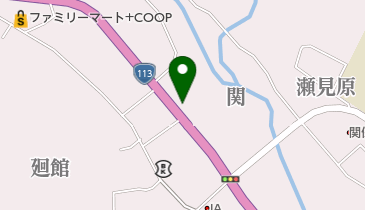 上西産業株式会社七ヶ宿営業所の地図画像