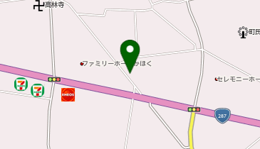 松の家の地図画像